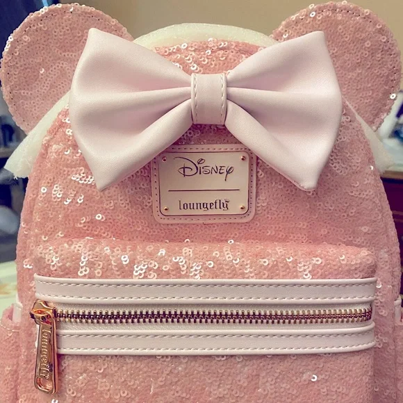 Loungefly | Bags | Pink Cotton Candy Sequin Loungefly  display picture 1
